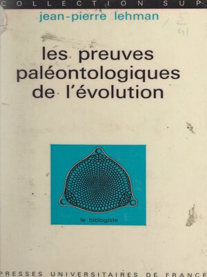 cover image of Les preuves paléontologiques de l'évolution
